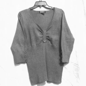 Gray sweater top (3X)
